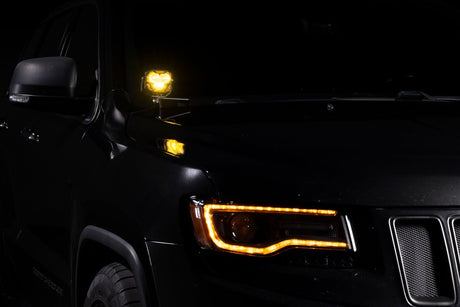 4Banger Led Ditch Light System: Jeep Grand Cherokee (11-22)