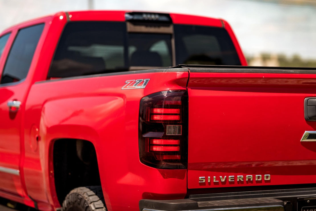 Chevy Silverado 2500HD / 3500HD (15-19) XB LED Tail Lights (Red)