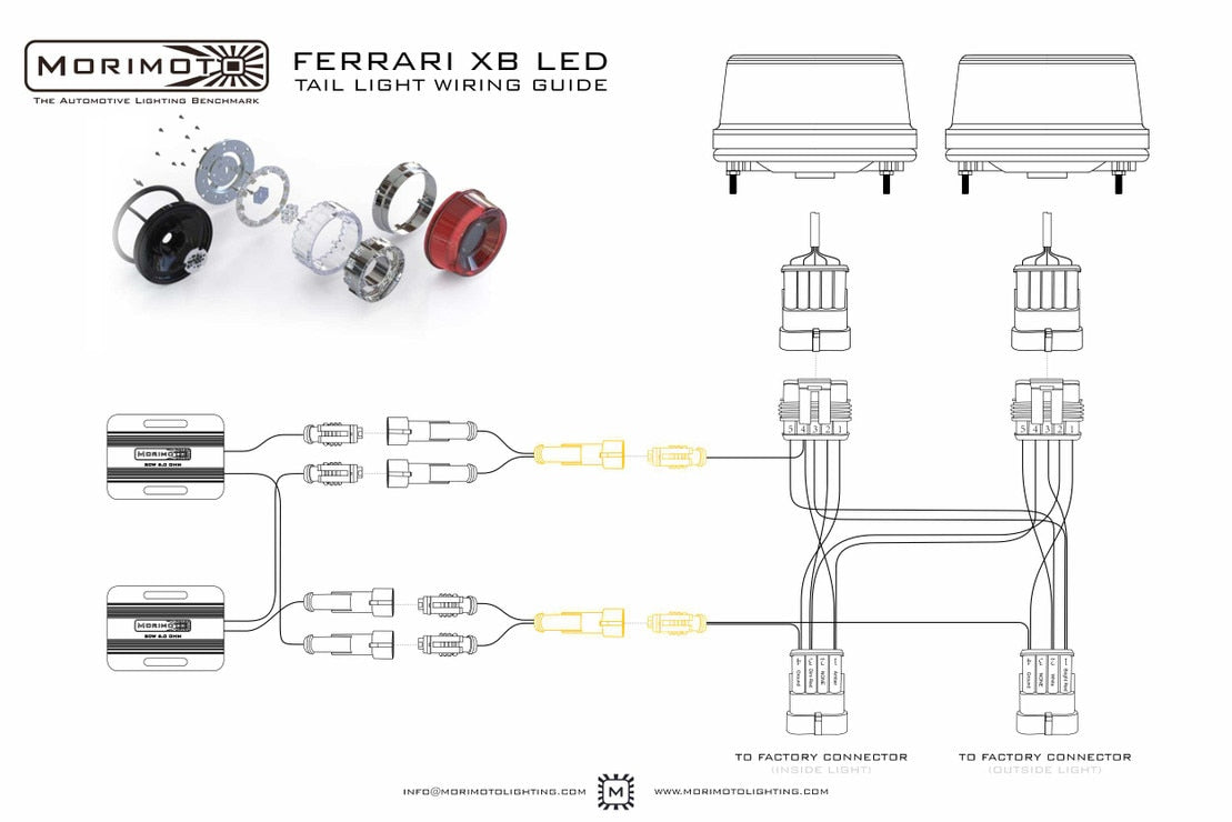 Ferrari 575 Berlinetta (02-06) XB LED Tail Lights
