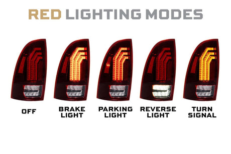 Toyota Tacoma (05-15) XB LED Tail Lights (Red)