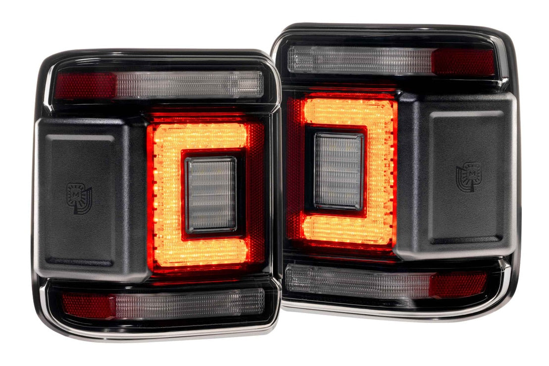 Jeep Wrangler JL (2018+) XB LED Low Profile Tail Lights (Smoked)