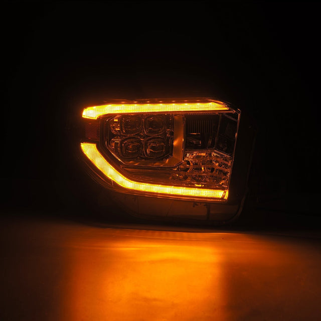 Phares projecteurs à LED chromés pour Toyota Tundra MK II série NOVA 14-21