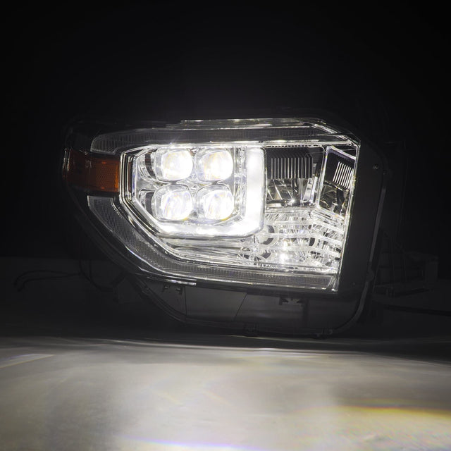Phares projecteurs à LED chromés pour Toyota Tundra MK II série NOVA 14-21