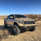 Phares projecteurs à LED chromés pour Toyota Tundra MK II série NOVA 14-21