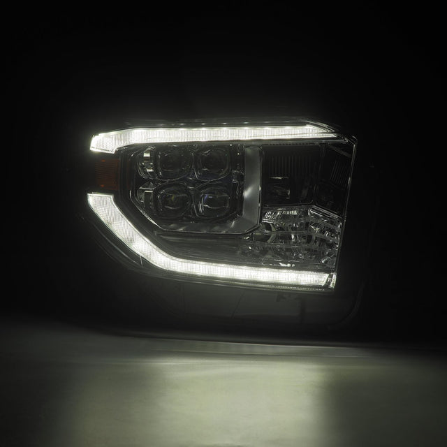 Phares projecteurs à LED chromés pour Toyota Tundra MK II série NOVA 14-21