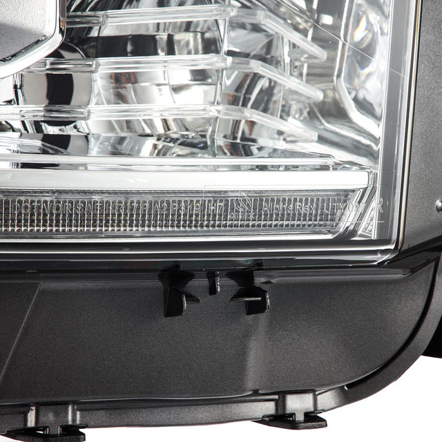 Phares projecteurs à LED chromés pour Toyota Tundra MK II série NOVA 14-21