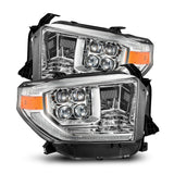 Phares projecteurs à LED chromés pour Toyota Tundra MK II série NOVA 14-21