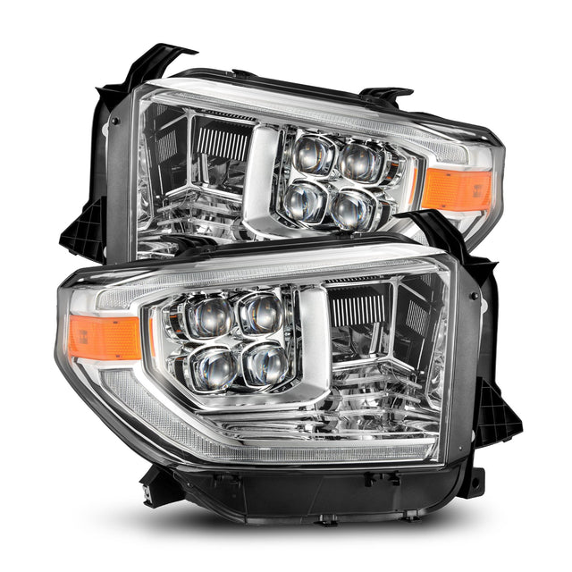 Phares projecteurs à LED chromés pour Toyota Tundra MK II série NOVA 14-21