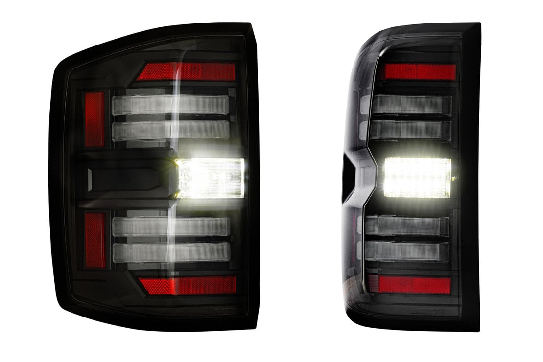 Chevy Silverado 2500HD / 3500HD (15-19) XB LED Tail Lights (Smoked)