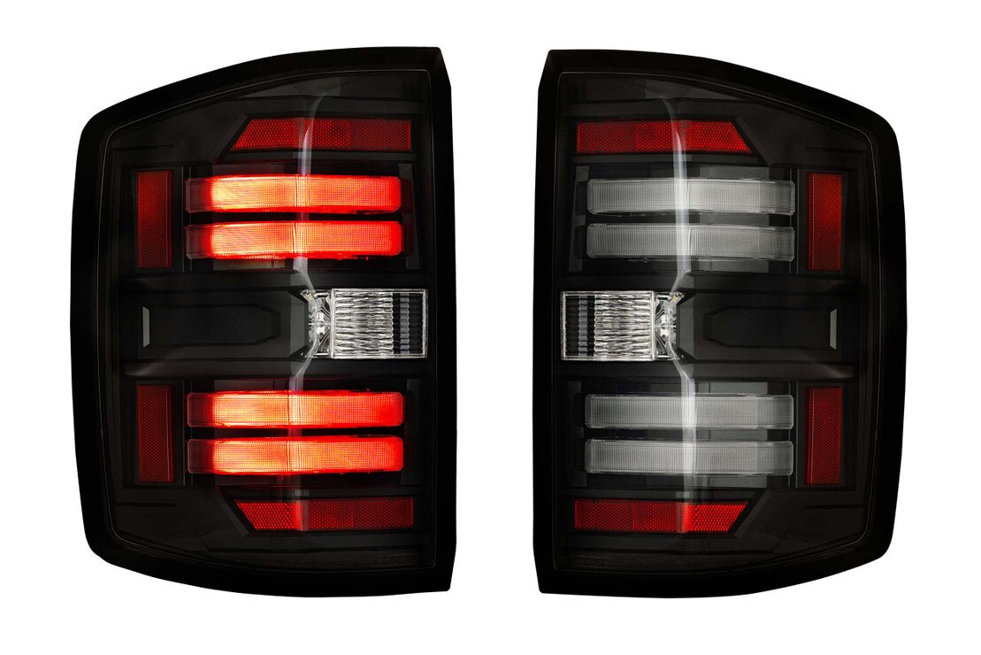 GMC Sierra 3500HD Dually (15-19) XB LED Tail Lights (Smoked)
