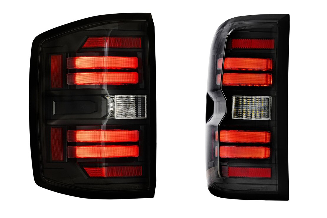 GMC Sierra 3500HD Dually (15-19) XB LED Tail Lights (Smoked)