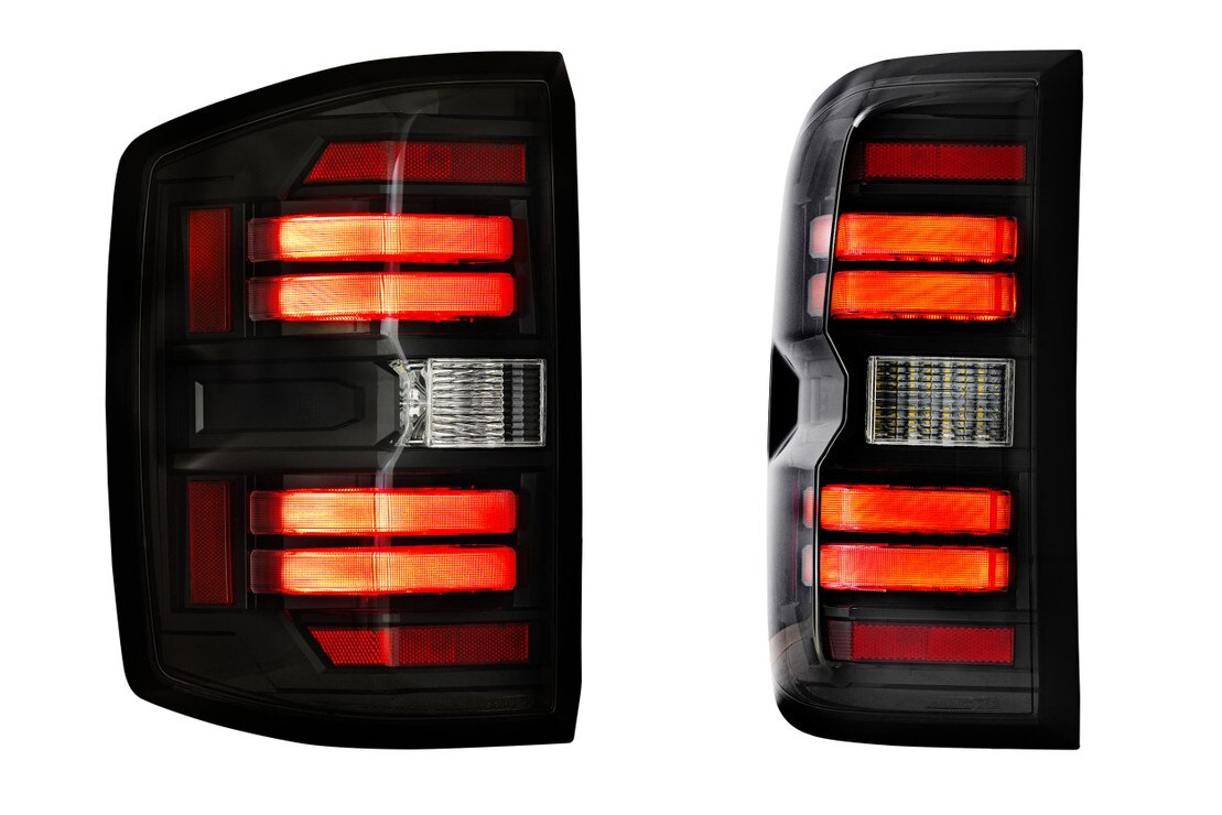 GMC Sierra 3500HD Dually (15-19) XB LED Tail Lights (Smoked)