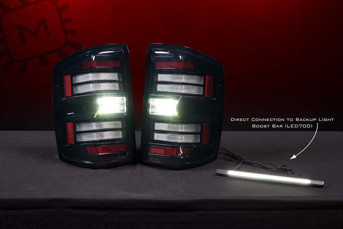 GMC Sierra 3500HD Dually (15-19) XB LED Tail Lights (Smoked)