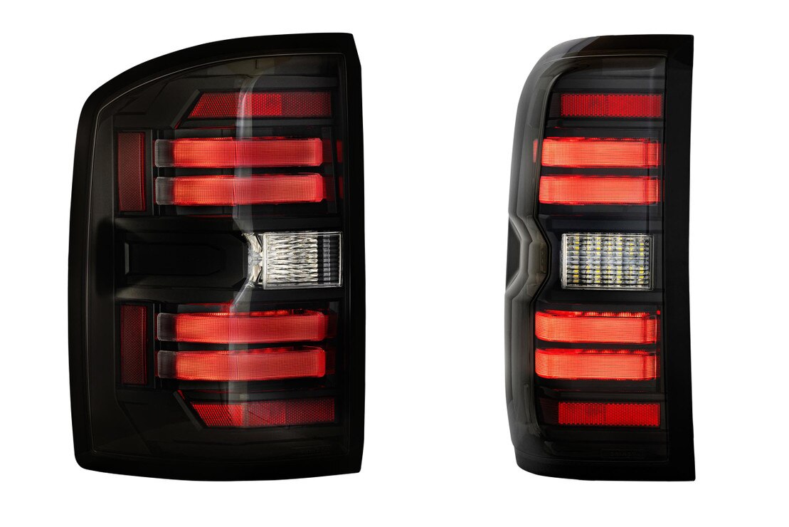 GMC Sierra 1500 (14-18) XB LED Tail Lights (Smoked)