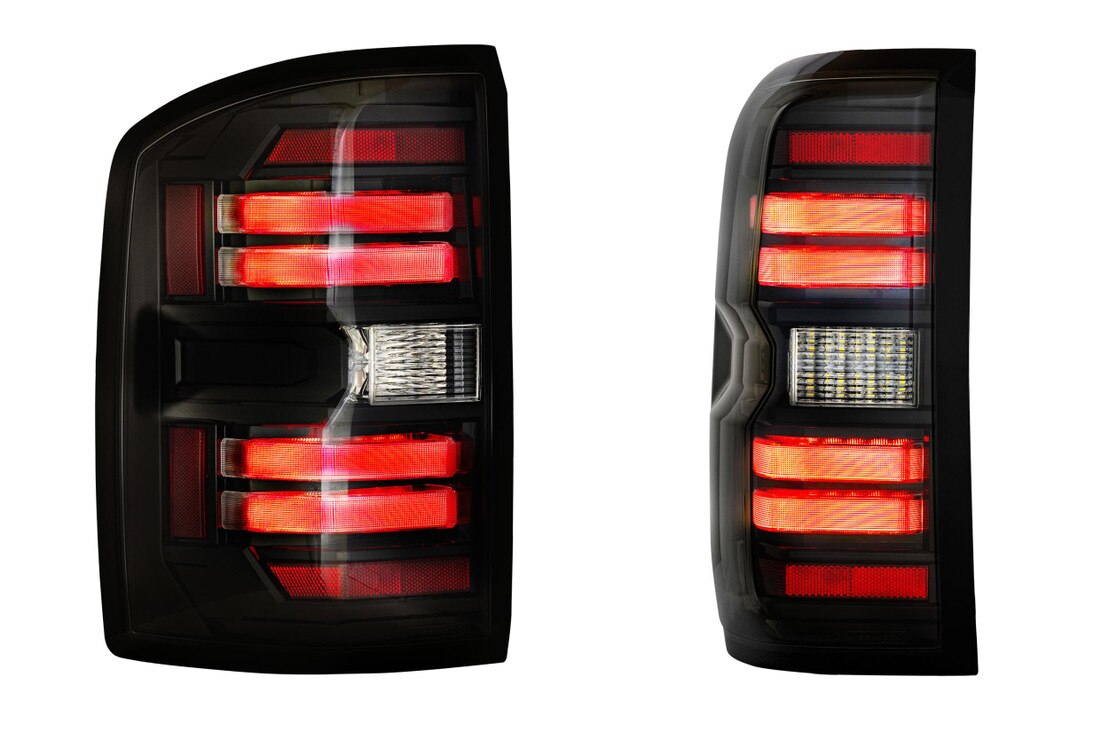 GMC Sierra 1500 (14-18) XB LED Tail Lights (Smoked)