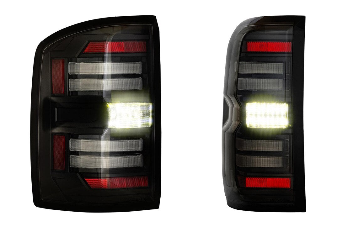 GMC Sierra 1500 (14-18) XB LED Tail Lights (Smoked)