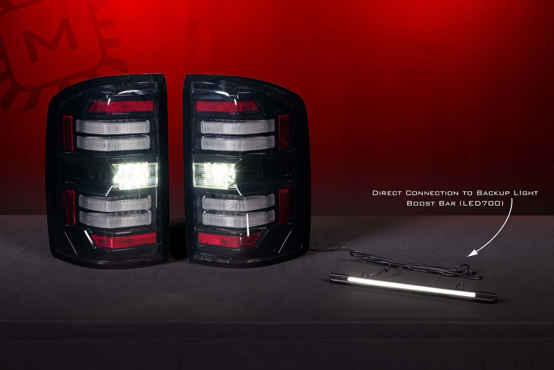 GMC Sierra 1500 (14-18) XB LED Tail Lights (Smoked)