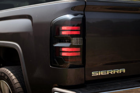 Feux arrière à DEL GMC Sierra 1500 (14-18) XB (fumés)