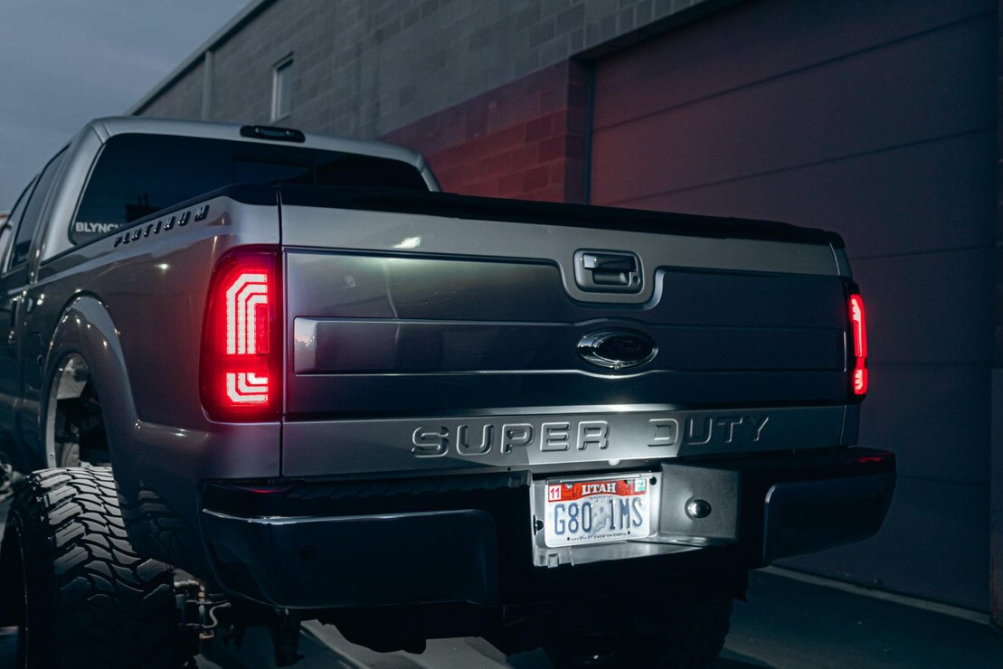 Ford F-350 Super Duty (99-16) XB LED Tail Lights (Smoked)