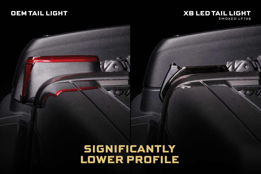 Jeep Wrangler JL (2018+) XB LED Low Profile Tail Lights (Red)