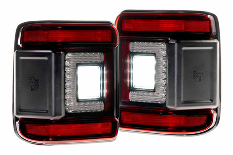 Jeep Wrangler JL (2018+) XB LED Low Profile Tail Lights (Red)