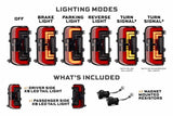 Ford Bronco (2021+) XB LED Low Profile Tail Lights (Red)