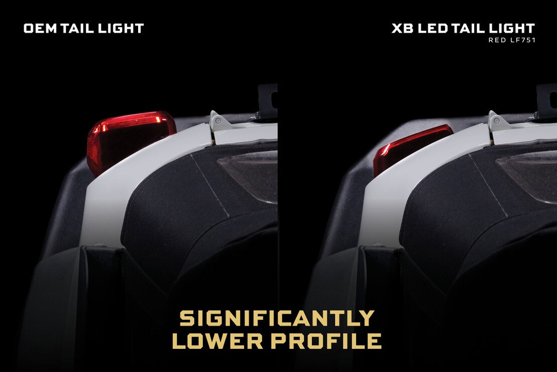 Ford Bronco (2021+) XB LED Low Profile Tail Lights (Red)