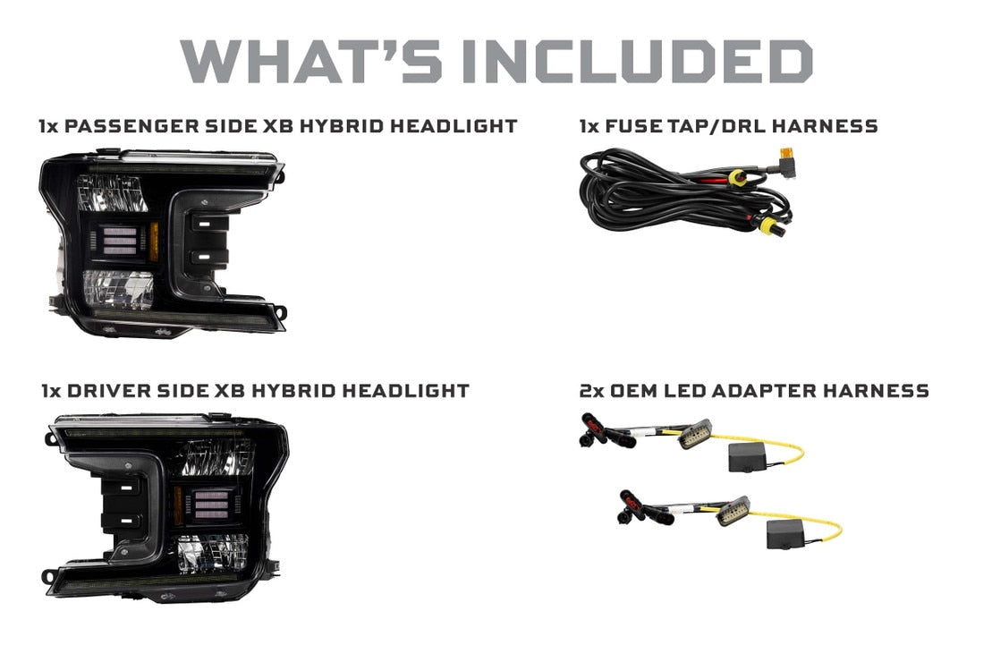 Ford F-150 (18-20) XB Hybrid-R Led Headlights