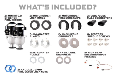 Bi-Xénon : Morimoto Mini H1 8.0 (simple)