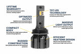 H11 : Ampoules LED jaunes GTR Ultra 3.0 (paire)