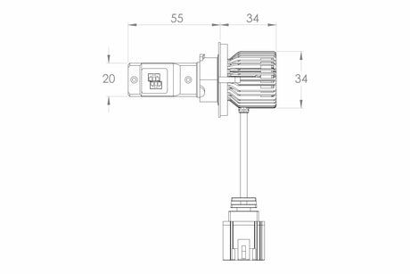 H13/9008 : Ampoules LED GTR Ultra 3.0 (paire)
