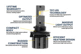 H13/9008 : Ampoules LED GTR Ultra 3.0 (paire)