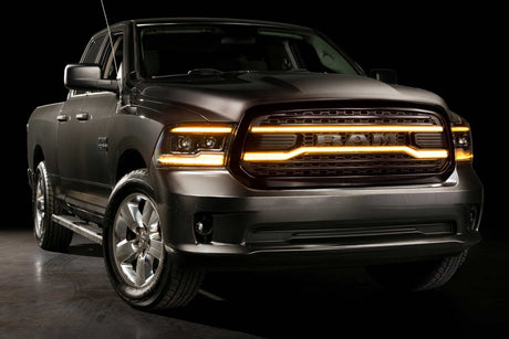 Dodge Ram 1500 (13-18) XBG LED Drl Grille (Black)