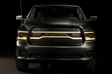 Dodge Ram 1500 (13-18) XBG LED Drl Grille (Black)