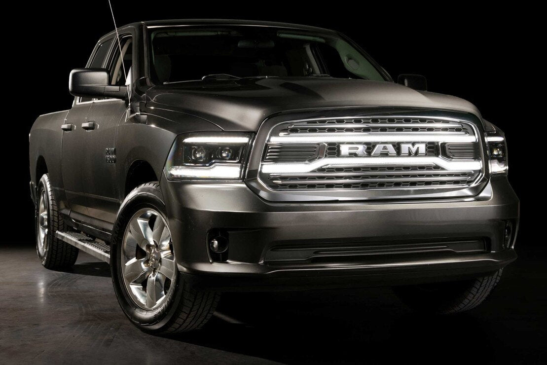 Dodge Ram 1500 (13-18) XBG LED Drl Grille (Chrome)
