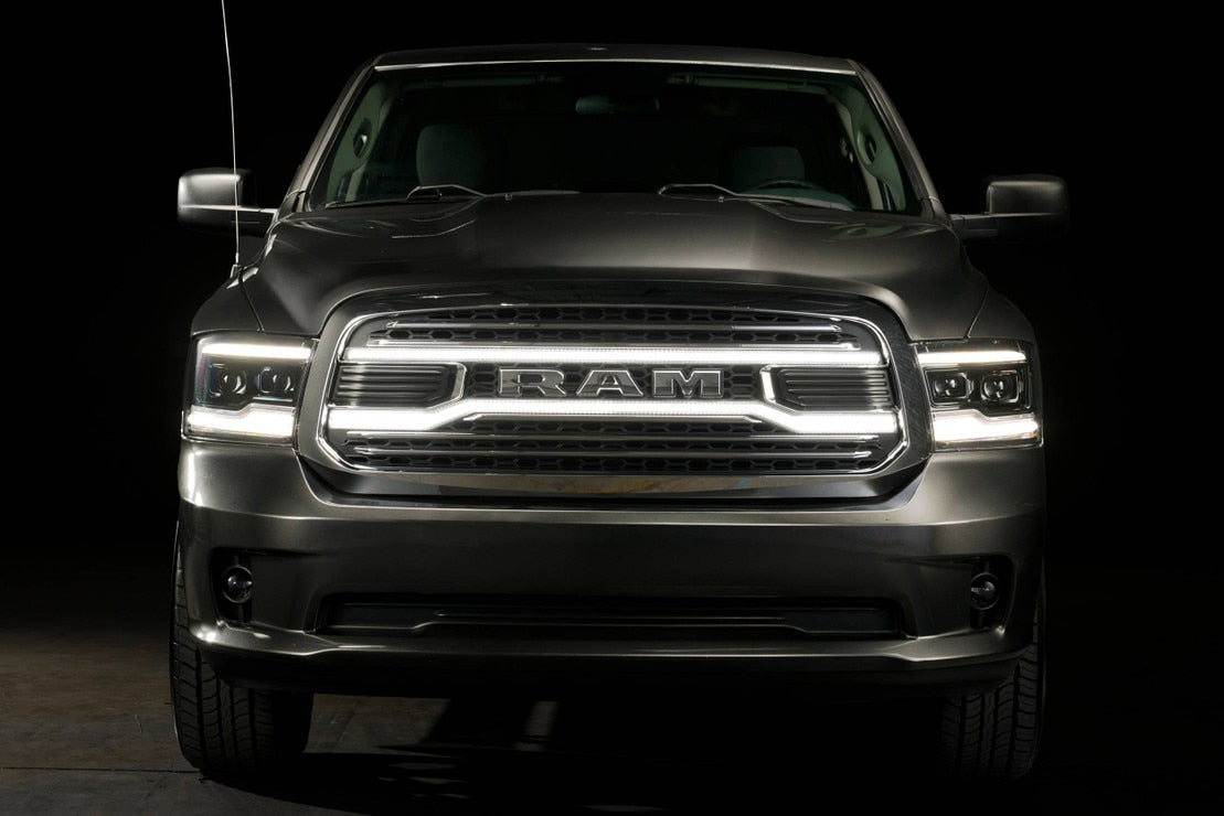 Dodge Ram 1500 (13-18) XBG LED Drl Grille (Chrome)