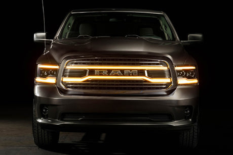 Dodge Ram 1500 (13-18) XBG LED Drl Grille (Chrome)