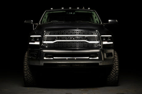Dodge Ram HD (13-18) XBG LED Drl Grille (Chrome)