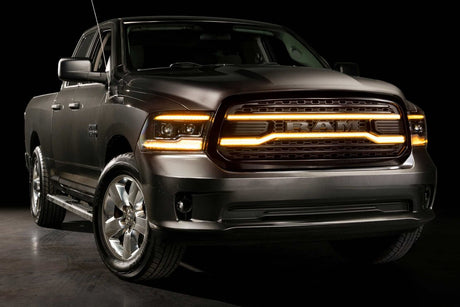 Dodge Ram 1500 Classic (19-24) XBG LED Drl Grille (Black)