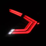16-21 Honda Civic Hatchback NOVA-Series Prismatic LED Tail Lights Clear Smoke