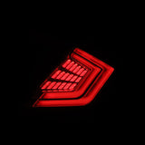16-21 Honda Civic Hatchback NOVA-Series Prismatic LED Tail Lights Clear Smoke