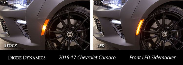 Feux de position latéraux à LED pour Chevrolet Camaro 2016-2024 (ensemble)