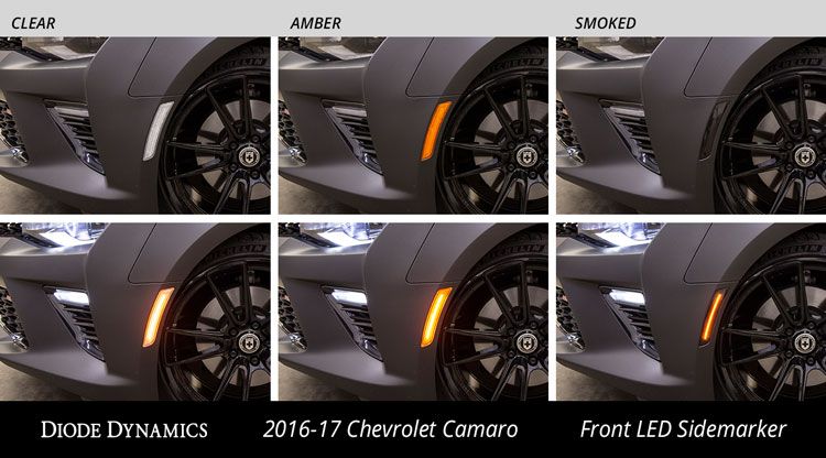 Feux de position latéraux à LED pour Chevrolet Camaro 2016-2024 (ensemble)