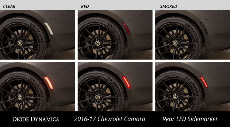 Feux de position latéraux à LED pour Chevrolet Camaro 2016-2024 (ensemble)