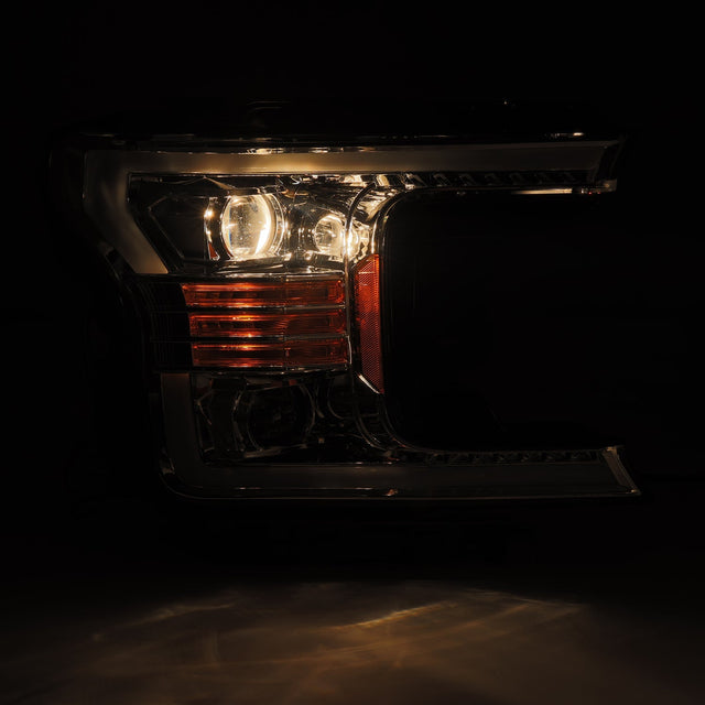 18-20 Ford F150 PRO-Series Halogen Projector Headlights Chrome