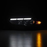 18-23 Ford Mustang MK II NOVA-Series LED Projector Headlights Black