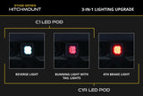 HitchMount LED Pod Reverse Kit for 2018-2025 Jeep Wrangler