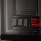 19-25 Chevrolet Silverado 1500 / 20-25 Silverado 2500HD/3500HD LUXX-Series LED Tail Lights Alpha-Black