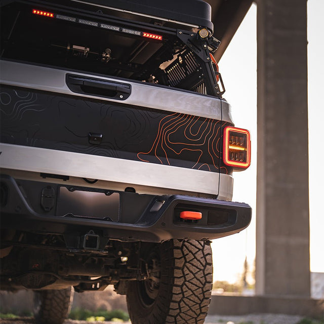 19-25 Jeep Gladiator JT NOVA-Series Prismatic LED Tail Lights Alpha-Black