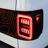 19-25 Jeep Gladiator JT NOVA-Series Prismatic LED Tail Lights Alpha-Black